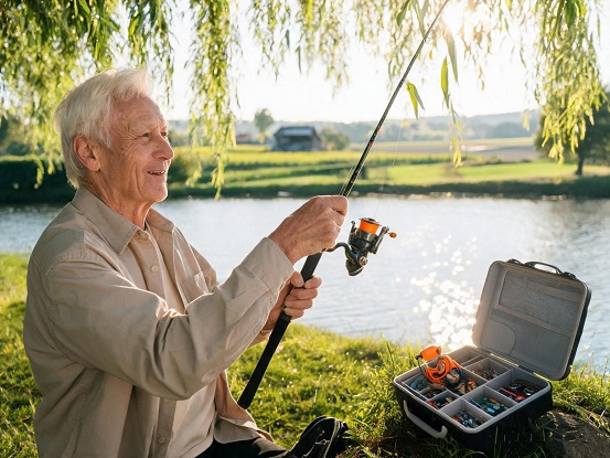 Lightweight Carbon Fishing Rod Set